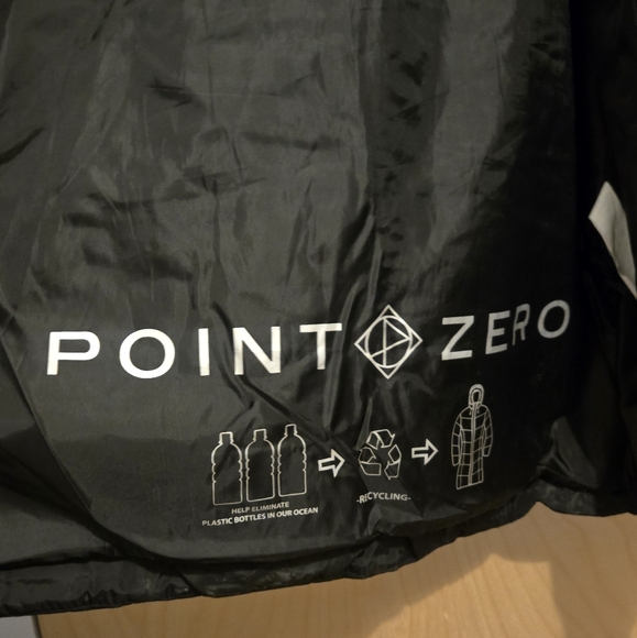 Black long puffer winter coat Point Zero - Picture 7 of 7